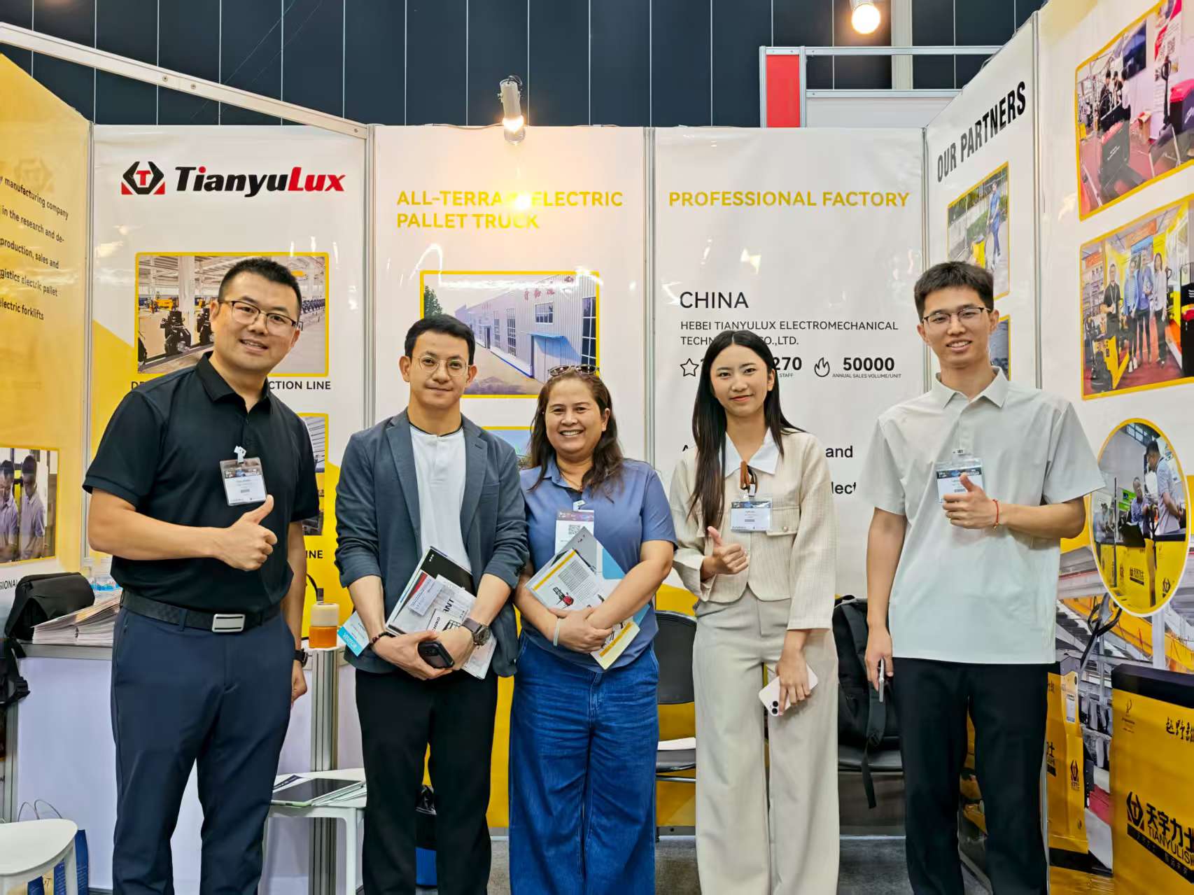 Hebein TianyuLux debytoi TILOG - LOGISTIX 2025 -tapahtumassa